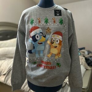 KIDS XL Bluey Christmas Sweater